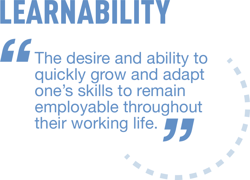 Definition of learnability ManpowerGroup Millennial Careers Research Definition of learnability